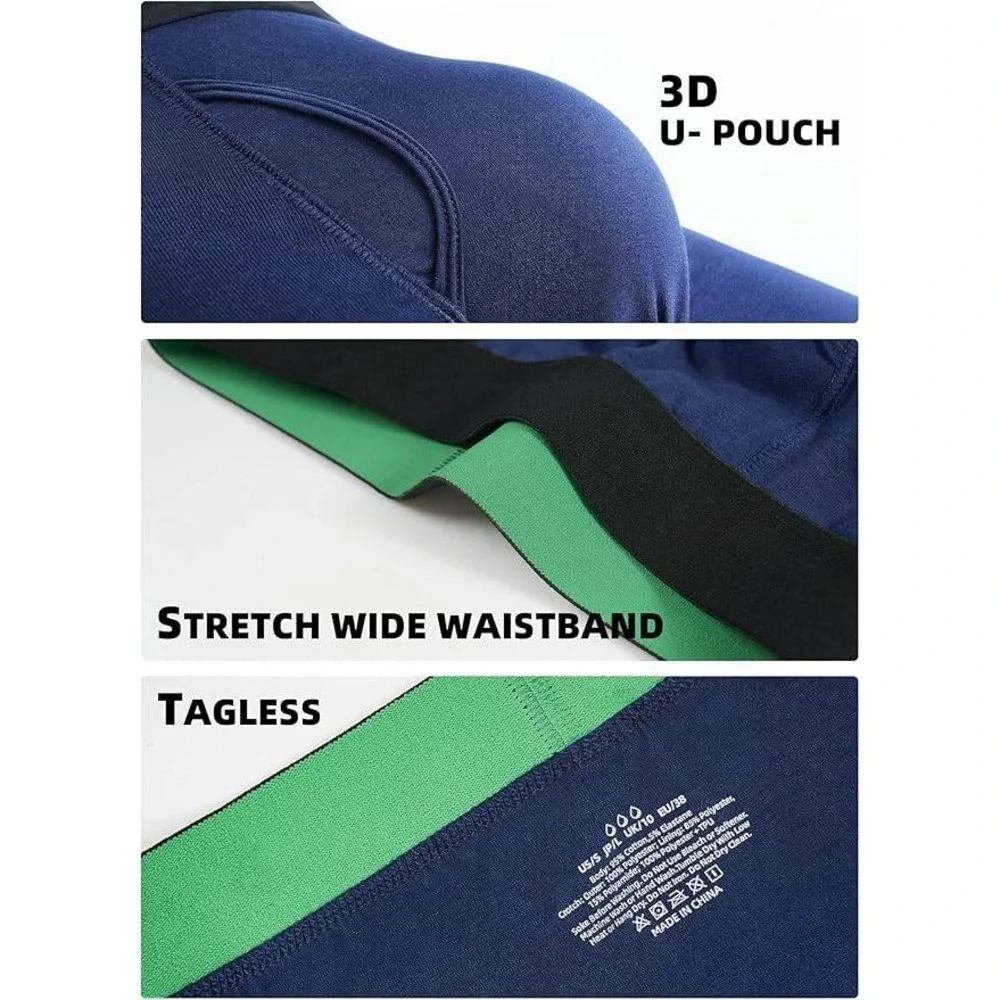 MSRP $91 TIICHOO 5 Pack Men's S Washable Incontinence Underwear Regular
